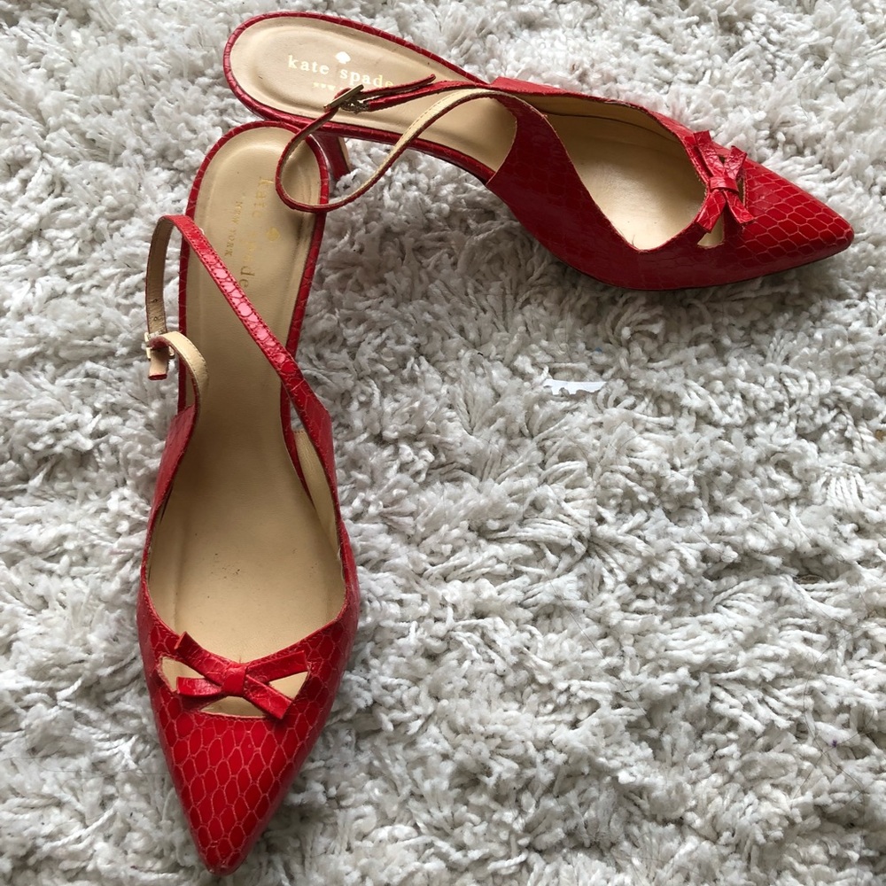 Kate Spade pointy toe 3 inch heels